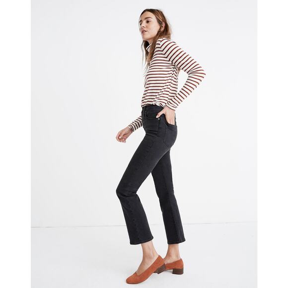 Madewell Cali Demi Boot Jeans in Bellspring Wash Button Front Edition - Picture 7 of 7